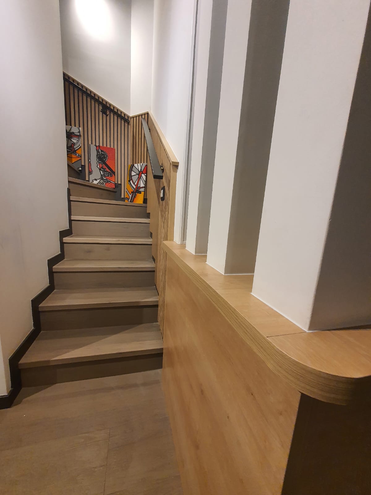 Revestimiento palillaje Escalera